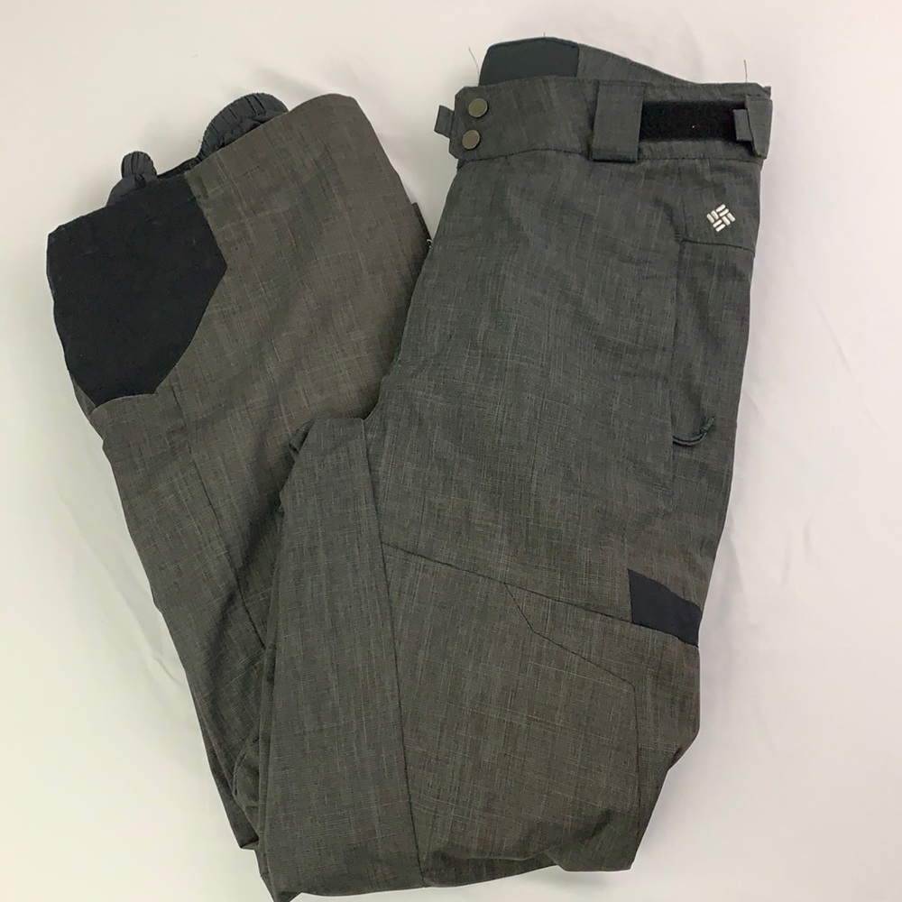 Columbia Snow Pants Gray Omni Tech Small
